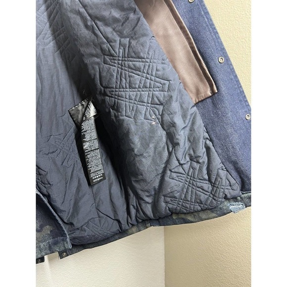 Mr & Mrs Italy Large L Distressed Camo Parka Coat - Picture 4 of 6